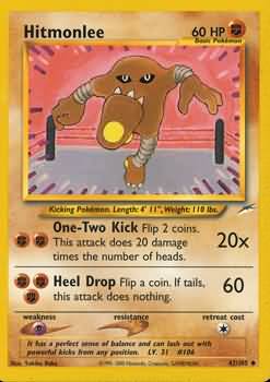 Hitmonlee (42/105) [Neo Destiny Unlimited] | Chromatic Games