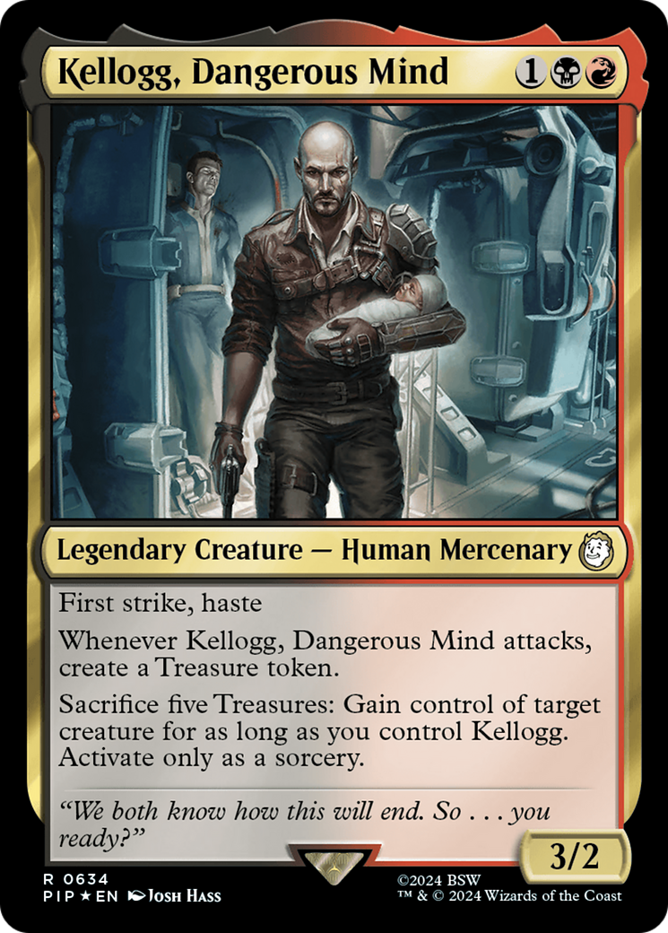 Kellogg, Dangerous Mind (Surge Foil) [Fallout] | Chromatic Games