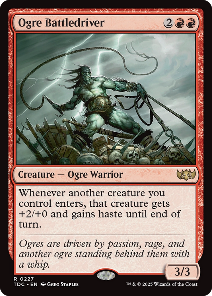 Ogre Battledriver [Tarkir: Dragonstorm Commander] | Chromatic Games