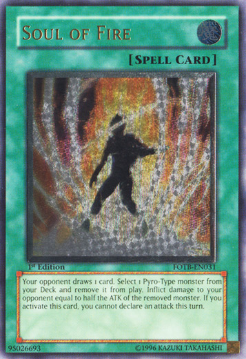 Soul of Fire [FOTB-EN031] Ultimate Rare | Chromatic Games
