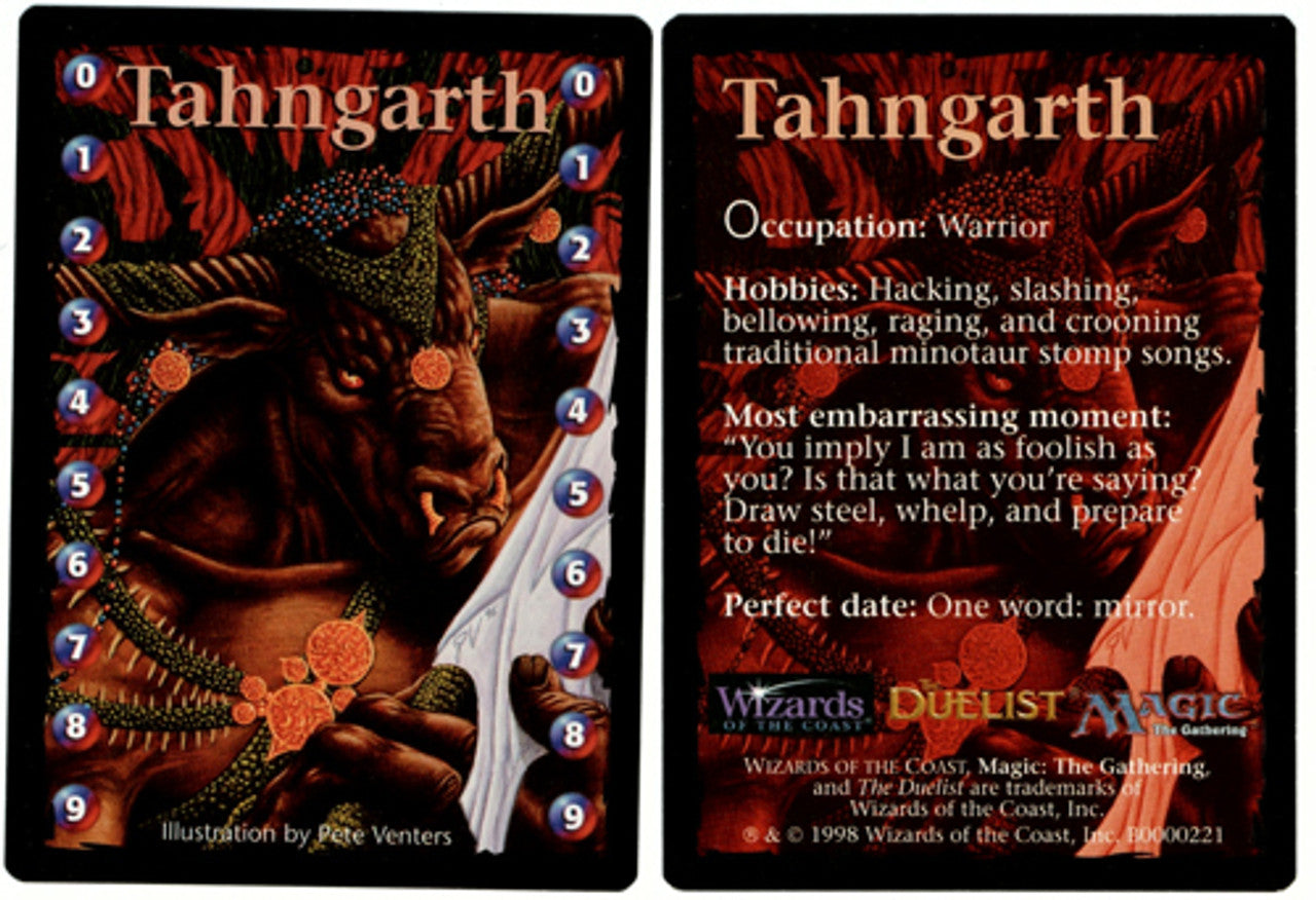 Tahngarth Life Counter Token [Media Promos] | Chromatic Games