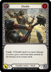 Disable (Yellow) [U-WTR049] (Welcome to Rathe Unlimited)  Unlimited Normal | Chromatic Games