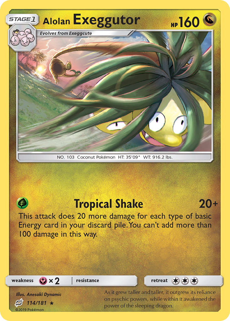 Alolan Exeggutor (114/181) [Sun & Moon: Team Up] | Chromatic Games