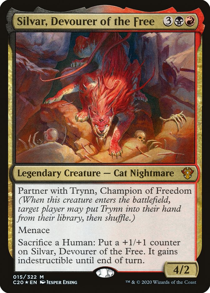 Silvar, Devourer of the Free 15/322 (Commander 2020)  - Foil | Chromatic Games