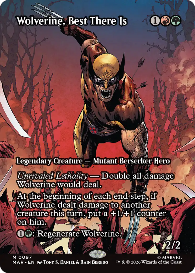 Wolverine, Best There Is (Borderless) [Marvel Universe: Eternal-Legal] | Chromatic Games