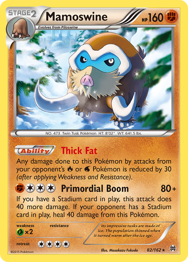 Mamoswine (82/162) [XY: BREAKthrough] | Chromatic Games