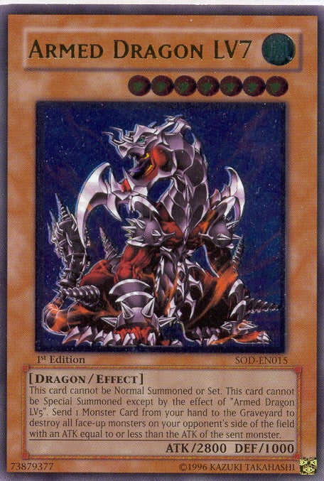 Armed Dragon LV7 [SOD-EN015] Ultimate Rare | Chromatic Games