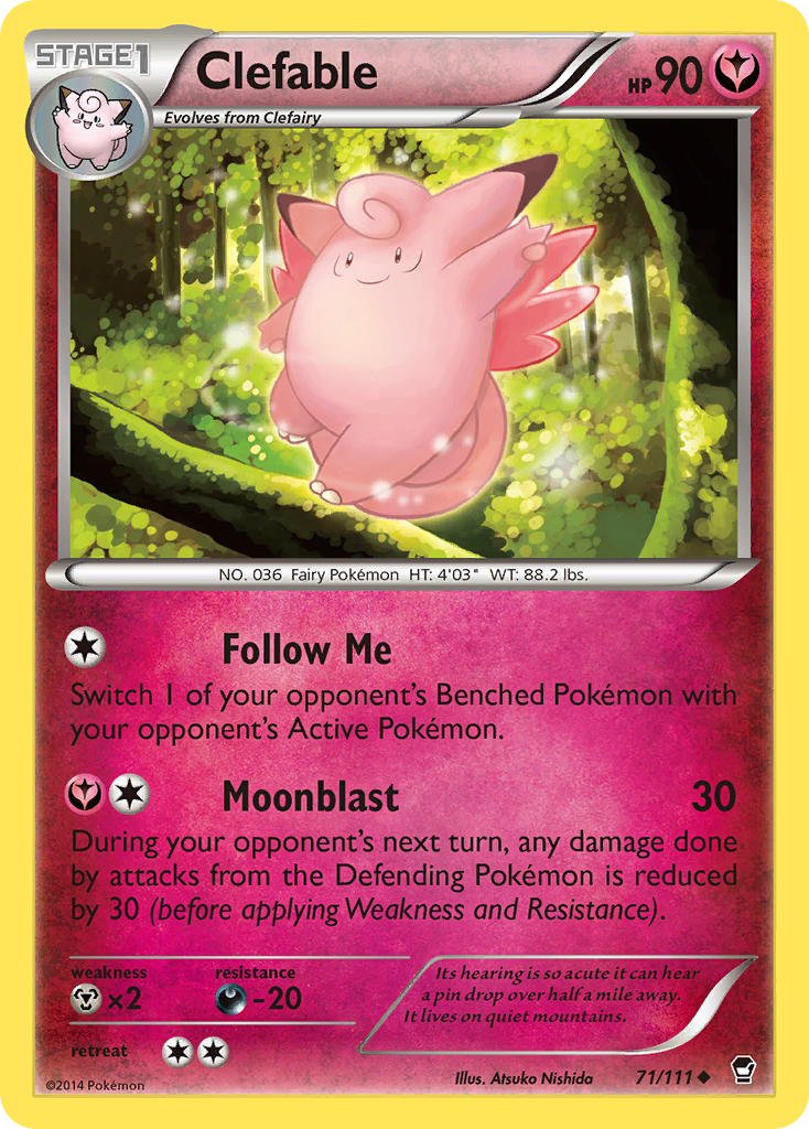 Clefable (71/111) [XY: Furious Fists] | Chromatic Games