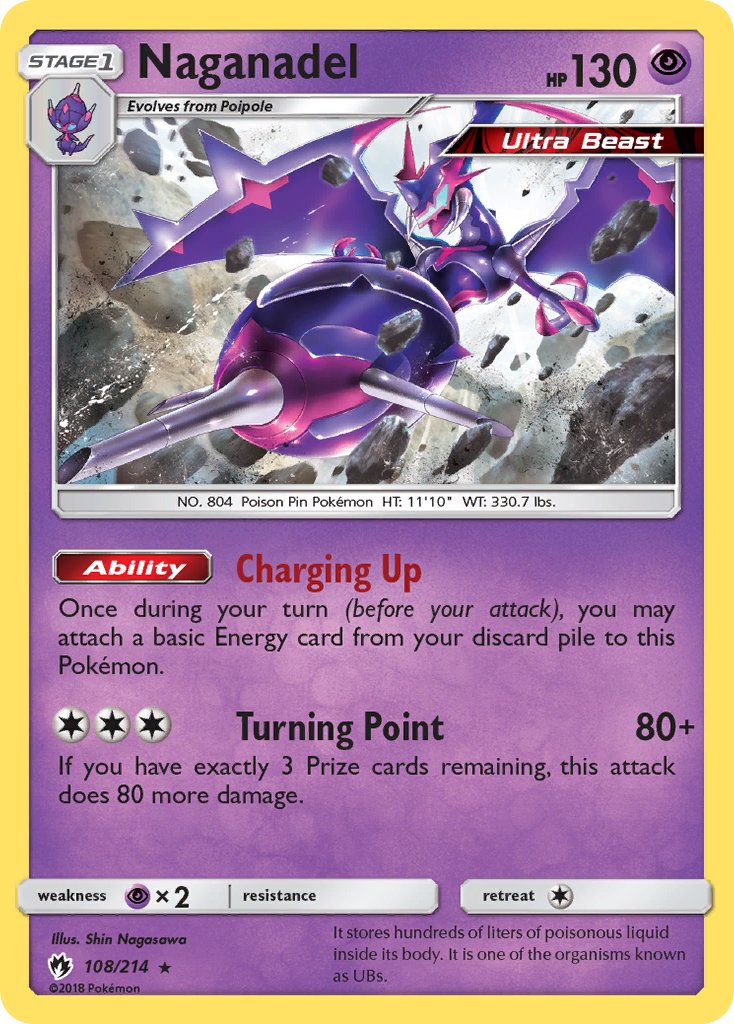 Naganadel(108/214) (Theme Deck Exclusive) [Sun & Moon: Lost Thunder] | Chromatic Games