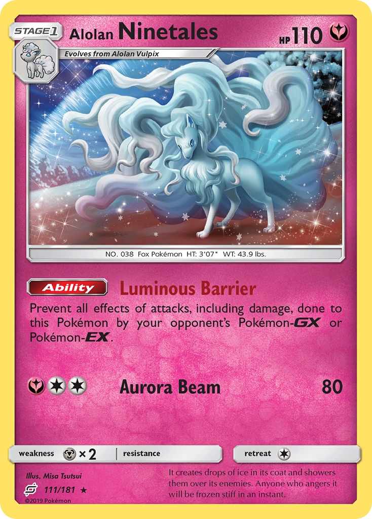 Alolan Ninetales (111/181) [Sun & Moon: Team Up] | Chromatic Games