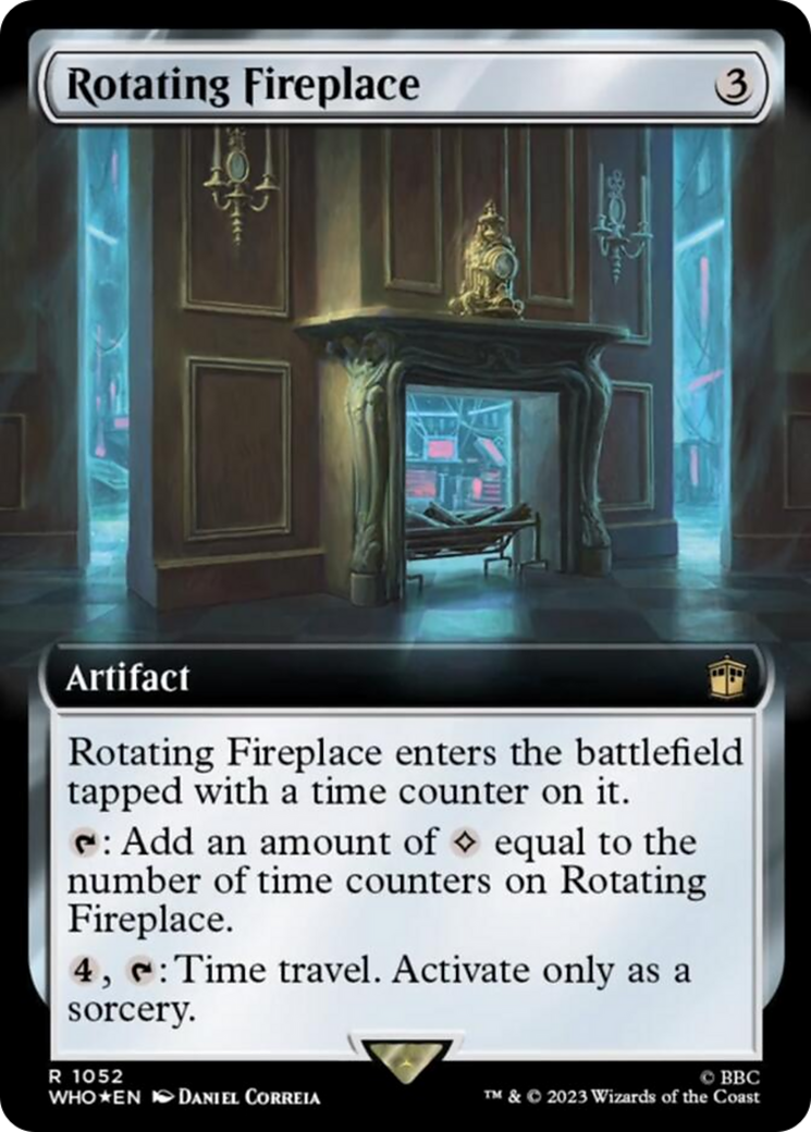 Rotating Fireplace (Extended Art) (Surge Foil) [Doctor Who] | Chromatic Games