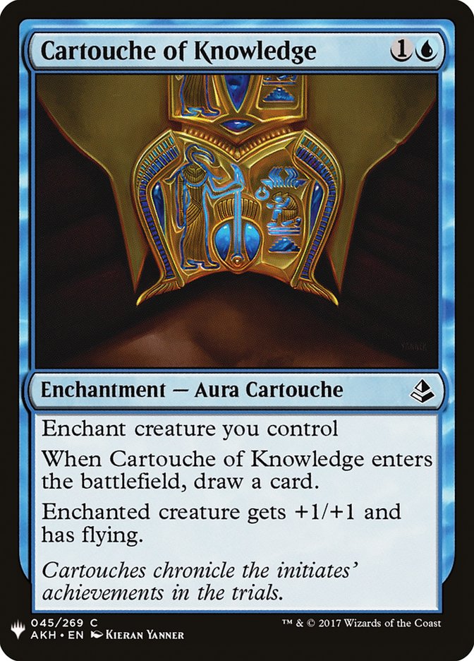 Cartouche of Knowledge [Mystery Booster] | Chromatic Games