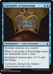 Cartouche of Knowledge [Mystery Booster] | Chromatic Games