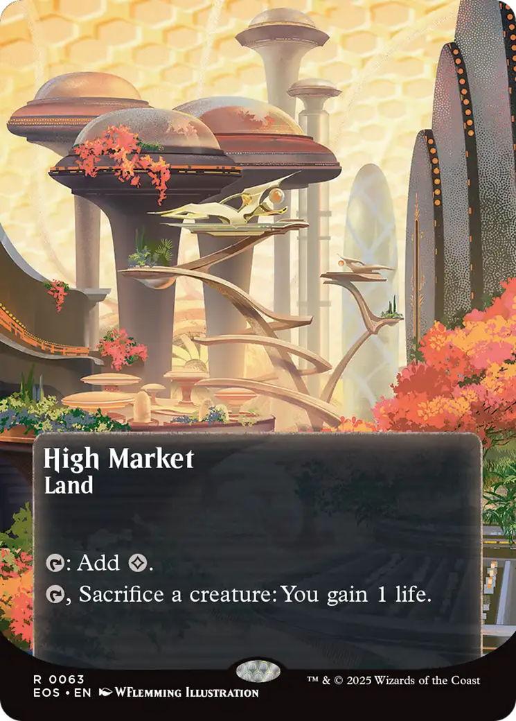 High Market (0063) (Borderless) [Edge of Eternities: Stellar Sights] | Chromatic Games