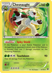 Chesnaught (14/146) (Cosmos Holo) (Blister Exclusive) [XY: Base Set] | Chromatic Games