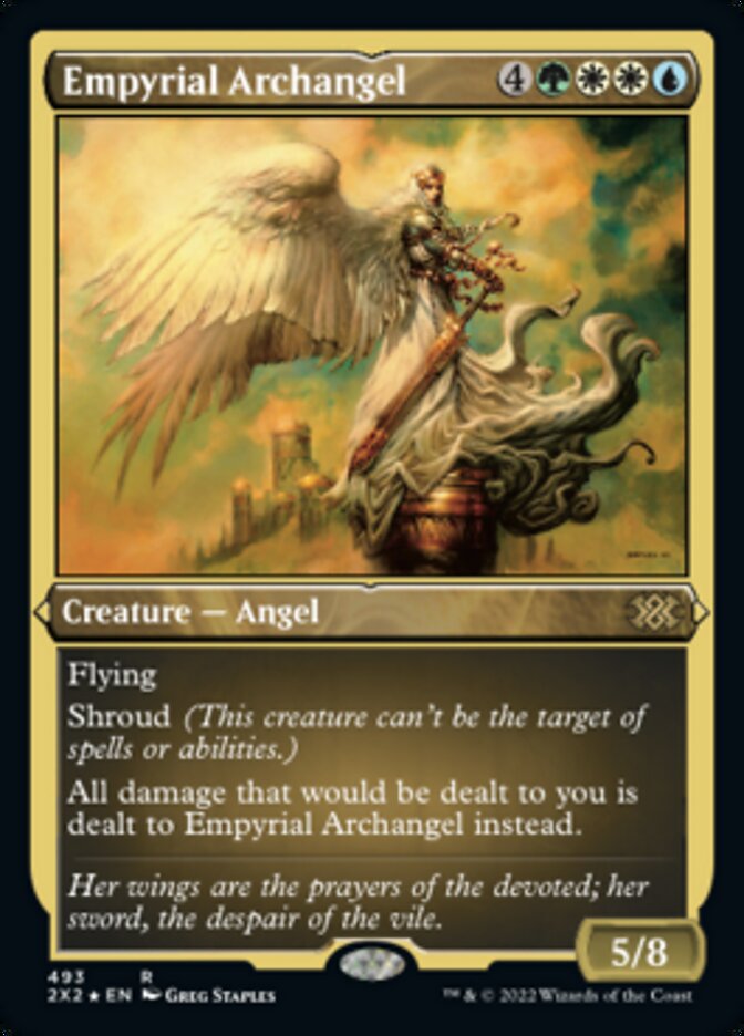 Empyrial Archangel (Foil Etched) [Double Masters 2022] | Chromatic Games