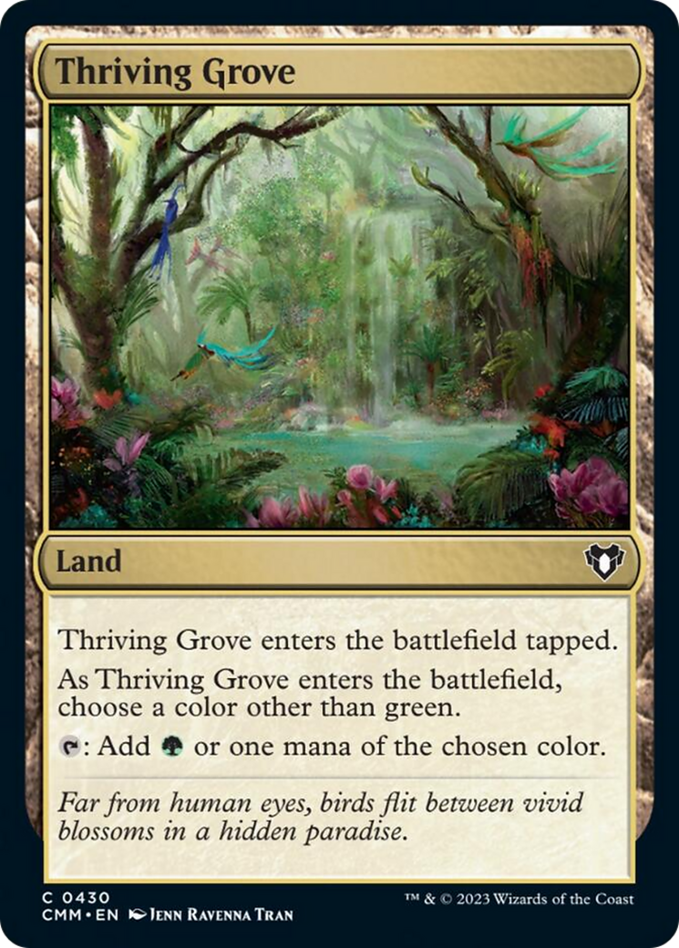 Thriving Grove [Commander Masters] | Chromatic Games