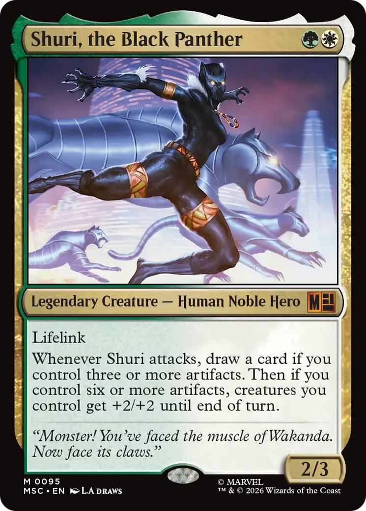 Shuri, the Black Panther [Marvel Super Heroes Commander] | Chromatic Games