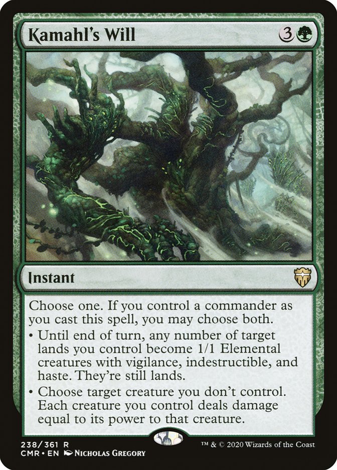 Kamahl's Will 238 (Commander Legends)  - Foil | Chromatic Games
