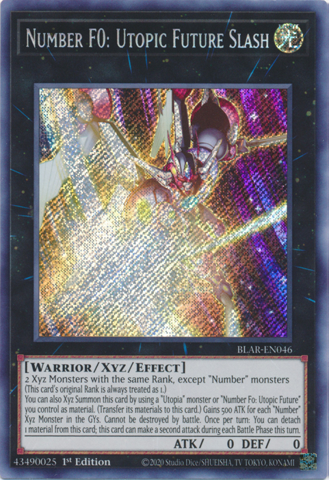 Number F0: Utopic Future Slash [BLAR-EN046] Secret Rare | Chromatic Games