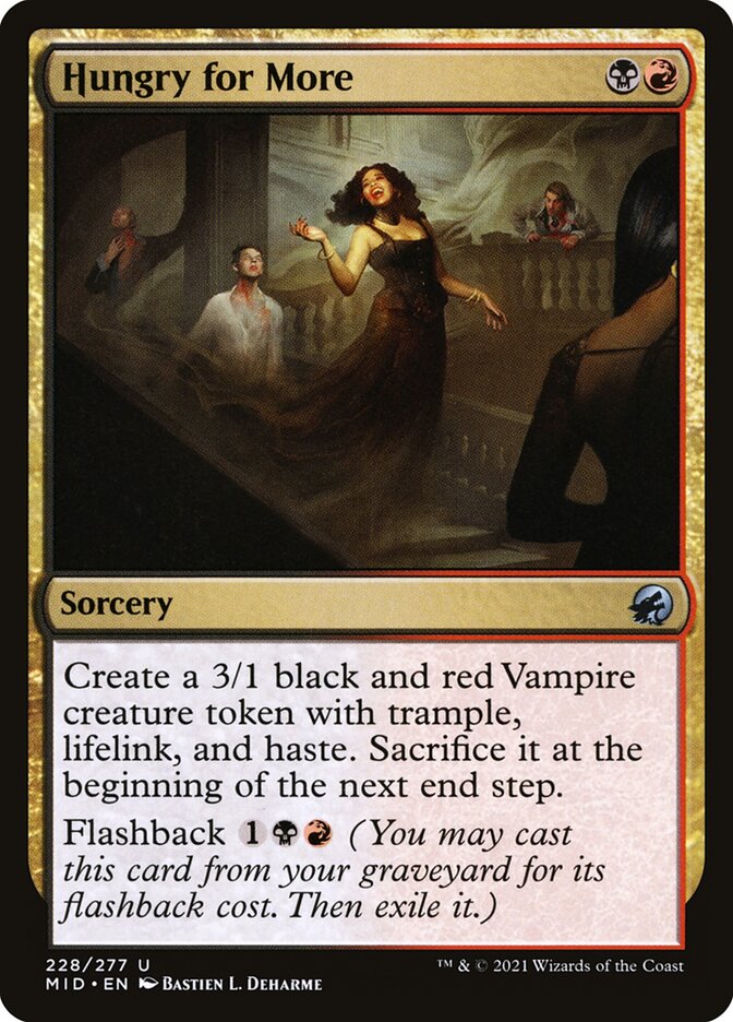 Hungry for More 228 (Innistrad: Midnight Hunt)  - Foil | Chromatic Games