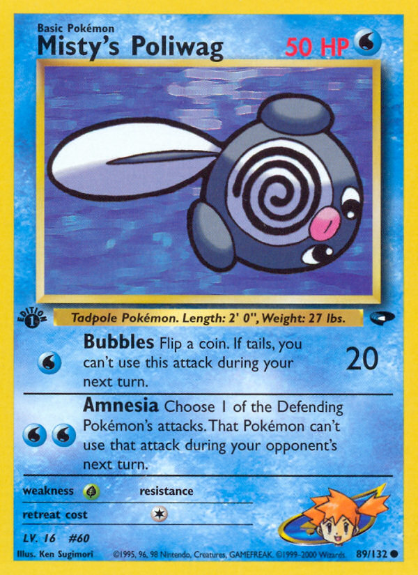 Misty's Poliwag (89/132) [Gym Challenge 1st Edition] | Chromatic Games