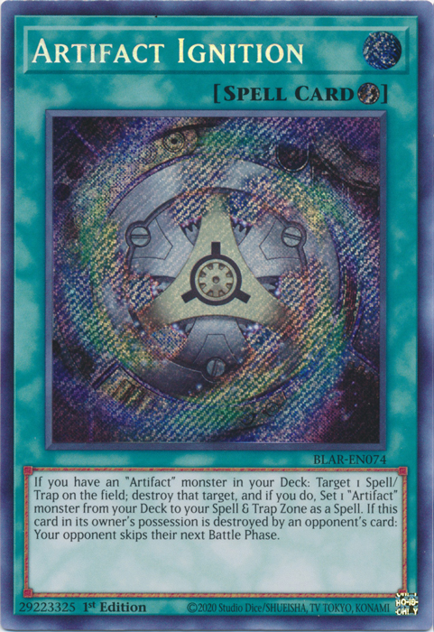 Artifact Ignition [BLAR-EN074] Secret Rare | Chromatic Games