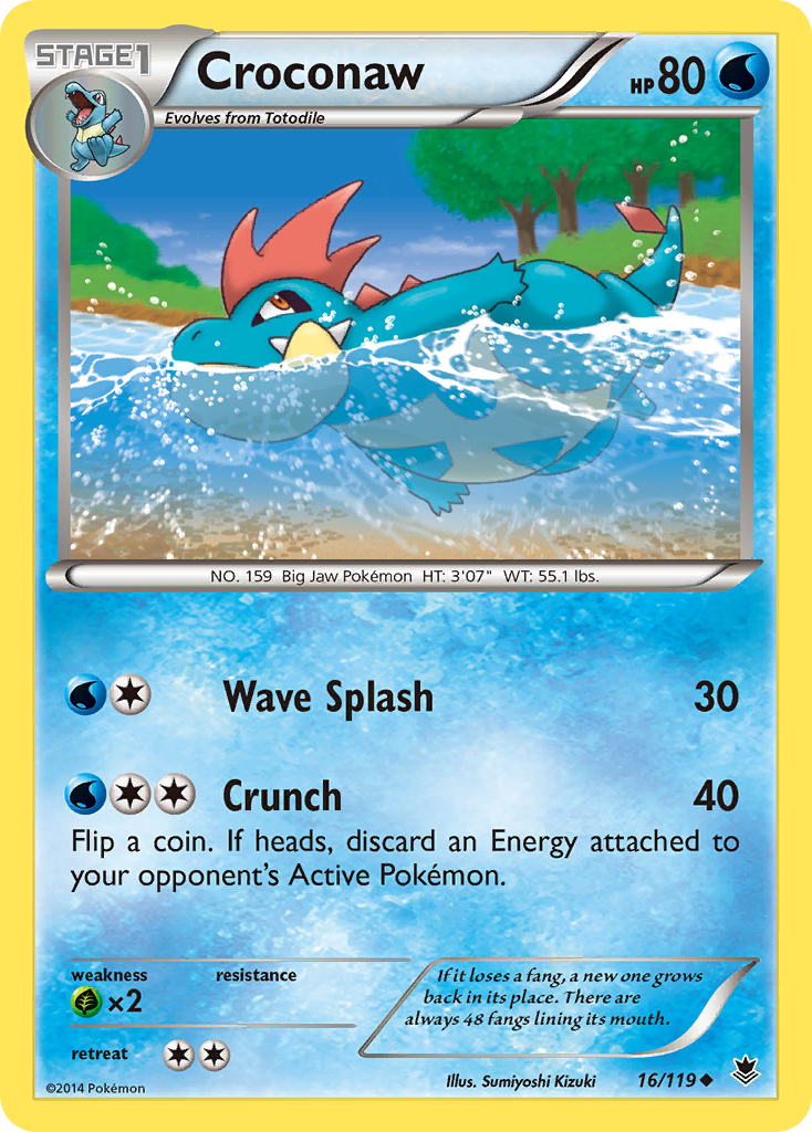 Croconaw (16/119) [XY: Phantom Forces] | Chromatic Games