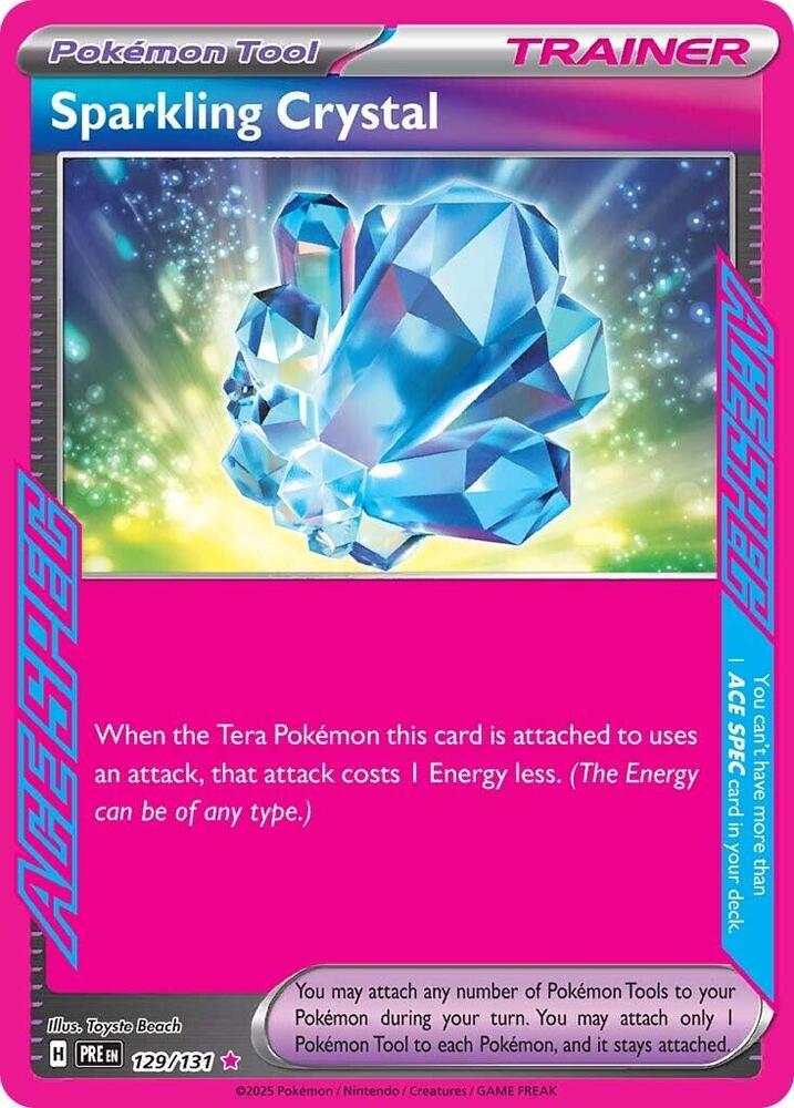 Sparkling Crystal (129/131) [Scarlet & Violet: Prismatic Evolutions] | Chromatic Games