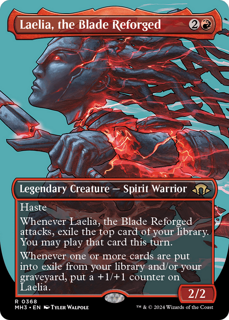 Laelia, the Blade Reforged (Borderless) [Modern Horizons 3] | Chromatic Games