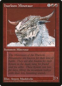 Hurloon Minotaur (Oversized) [Oversize Cards] | Chromatic Games