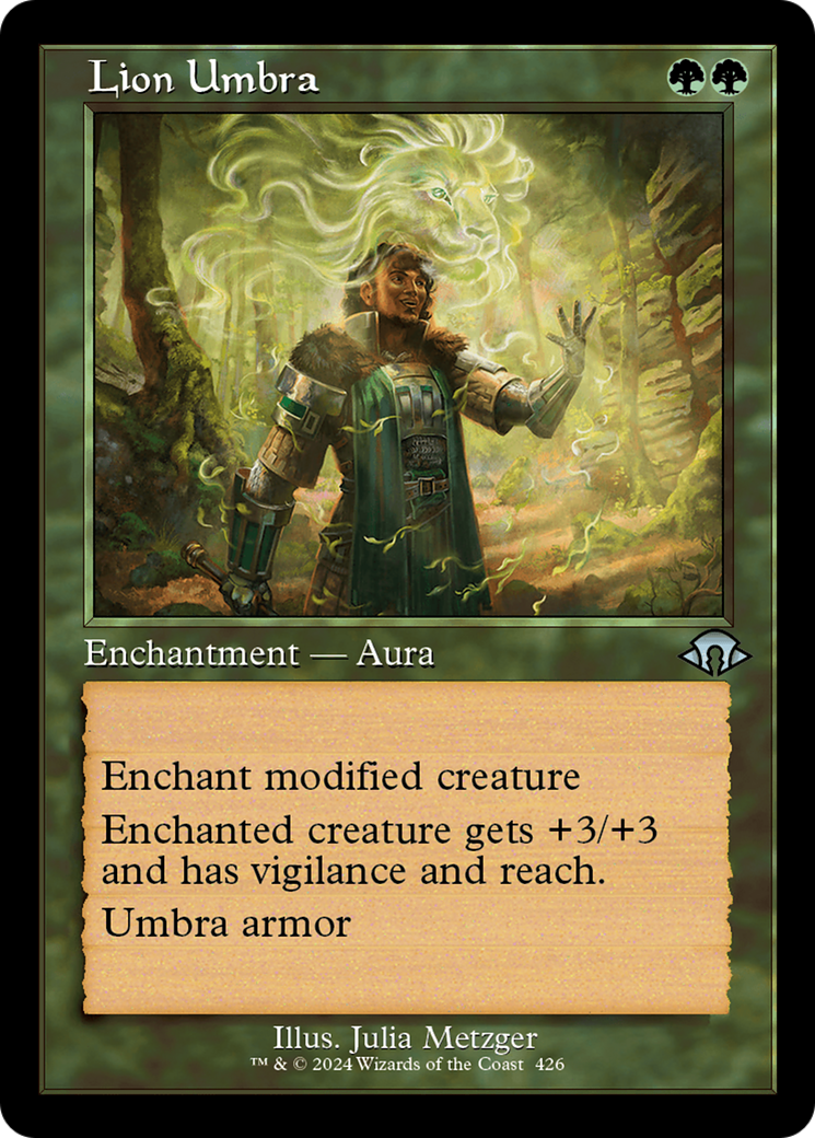 Lion Umbra (Retro Frame) [Modern Horizons 3] | Chromatic Games