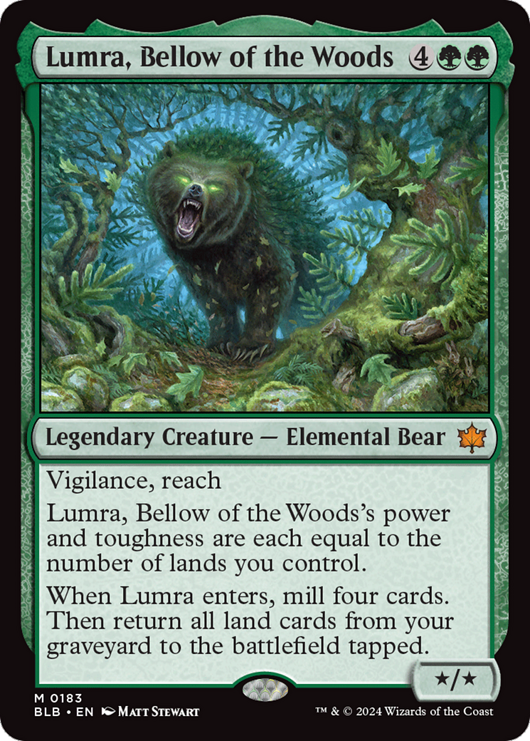 Lumra, Bellow of the Woods [Bloomburrow] | Chromatic Games