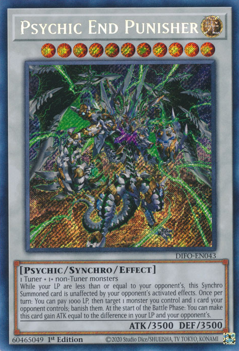 Psychic End Punisher [DIFO-EN043] Secret Rare | Chromatic Games