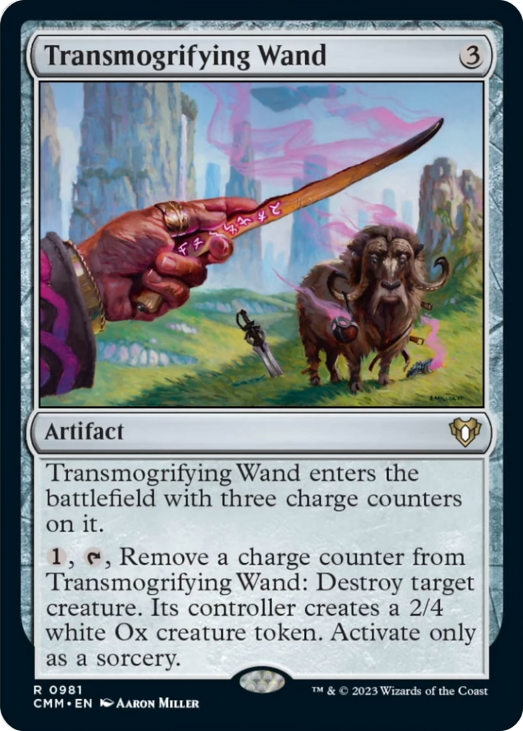 Transmogrifying Wand [Commander Masters] | Chromatic Games