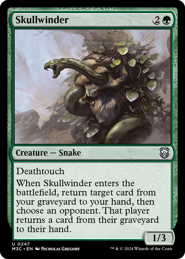 Skullwinder (Ripple Foil) [Modern Horizons 3 Commander] | Chromatic Games