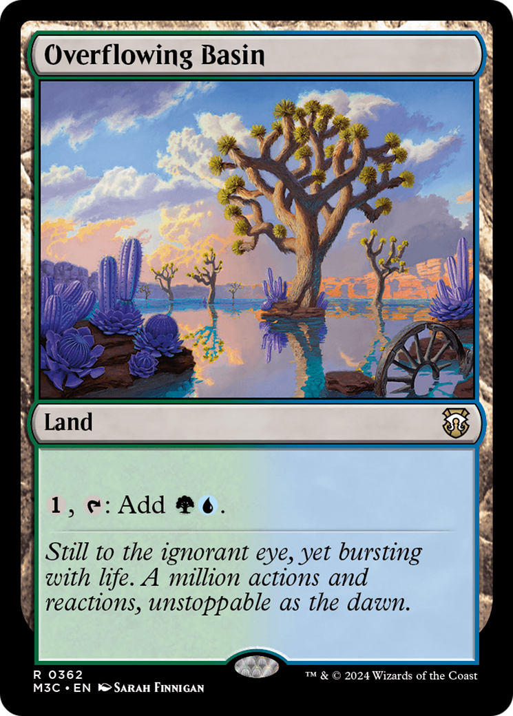 Overflowing Basin (Ripple Foil) [Modern Horizons 3 Commander] | Chromatic Games