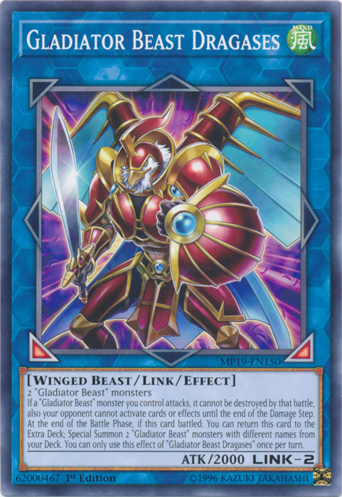 Gladiator Beast Dragases [MP19-EN150] Common | Chromatic Games