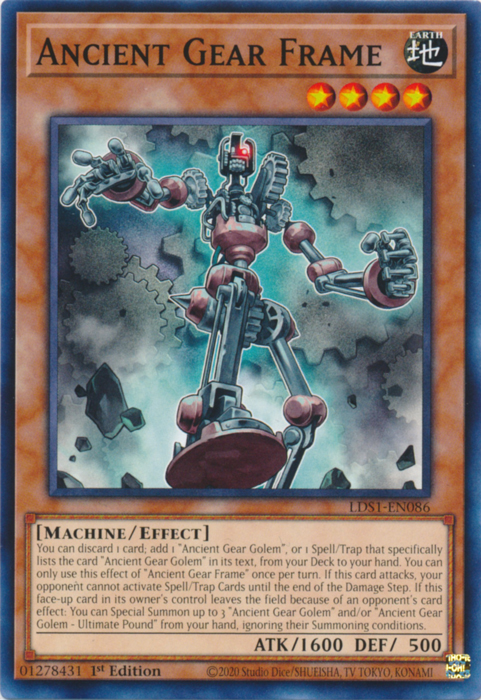 Ancient Gear Frame [LDS1-EN086] Common | Chromatic Games