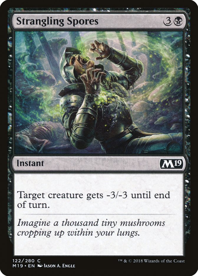 Strangling Spores 122/280 (Core Set 2019)  | Chromatic Games