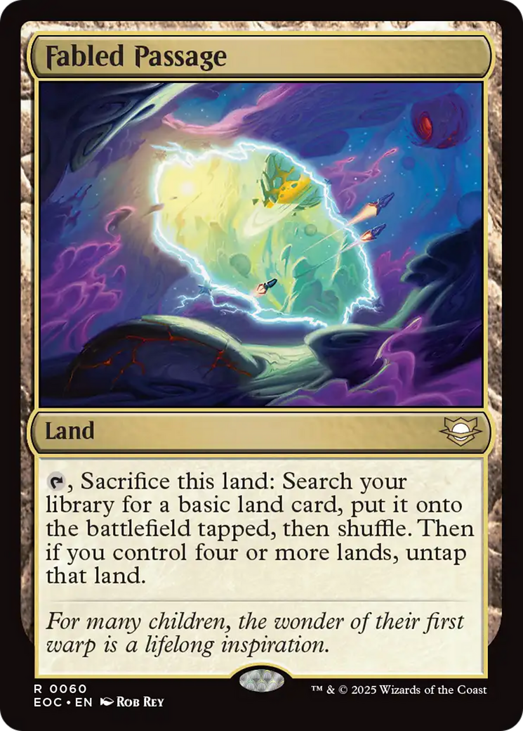 Fabled Passage [Edge of Eternities Commander] | Chromatic Games