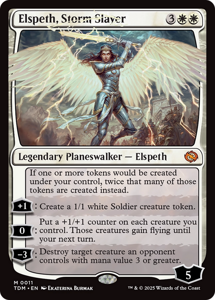 Elspeth, Storm Slayer [Tarkir: Dragonstorm] | Chromatic Games