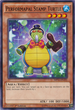 Performapal Stamp Turtle [MP15-EN195] Common | Chromatic Games