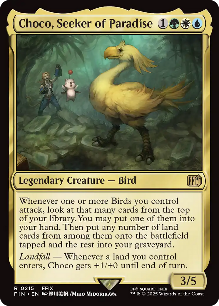 Choco, Seeker of Paradise [FINAL FANTASY] | Chromatic Games