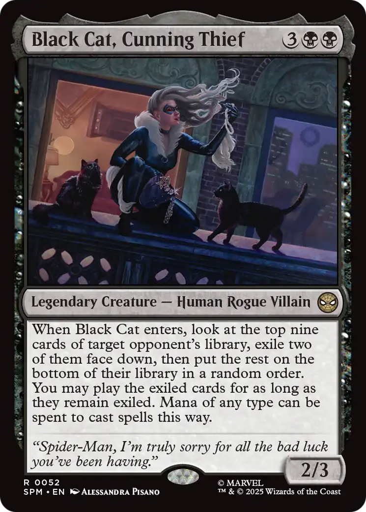 Black Cat, Cunning Thief [Marvel's Spider-Man] | Chromatic Games