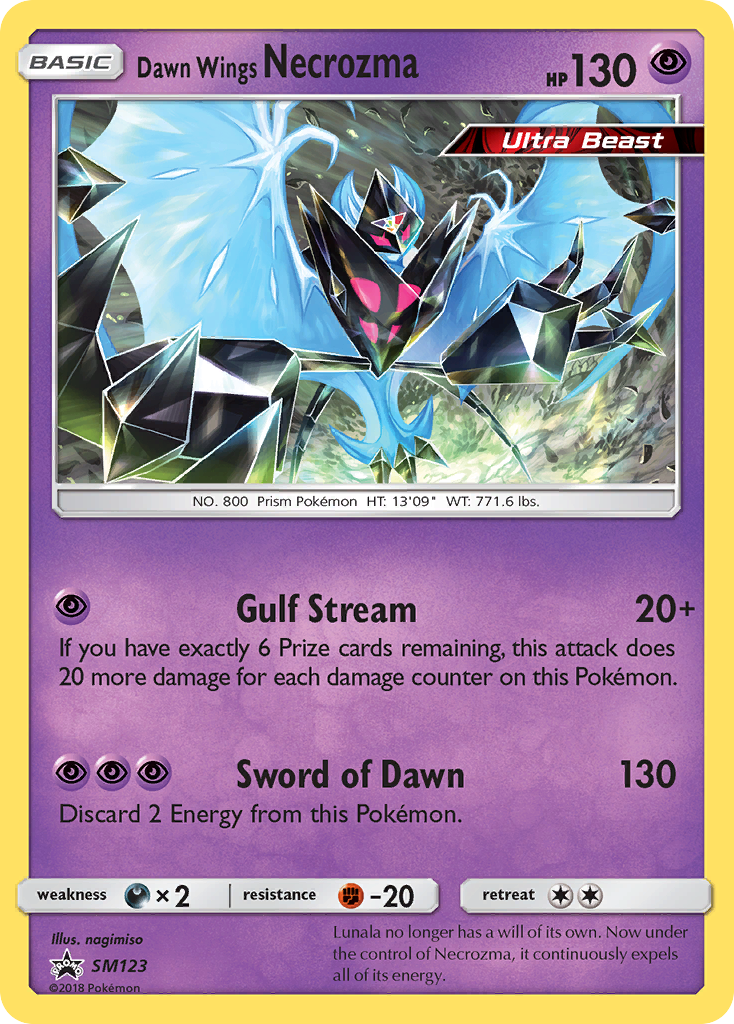 Dawn Wings Necrozma (SM123) [Sun & Moon: Black Star Promos] | Chromatic Games