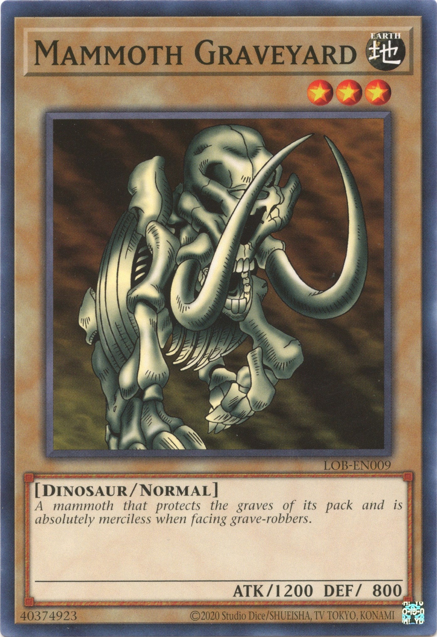 Mammoth Graveyard (25th Anniversary) [LOB-EN009] Common | Chromatic Games