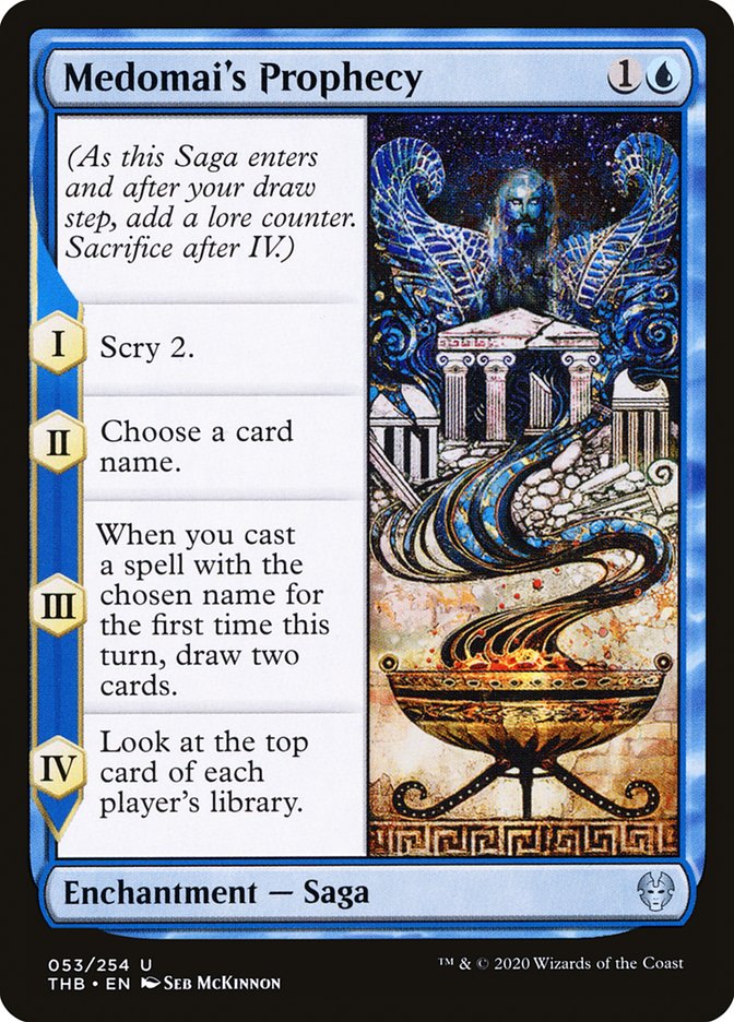 Medomai's Prophecy 53/254 (Theros Beyond Death)  | Chromatic Games