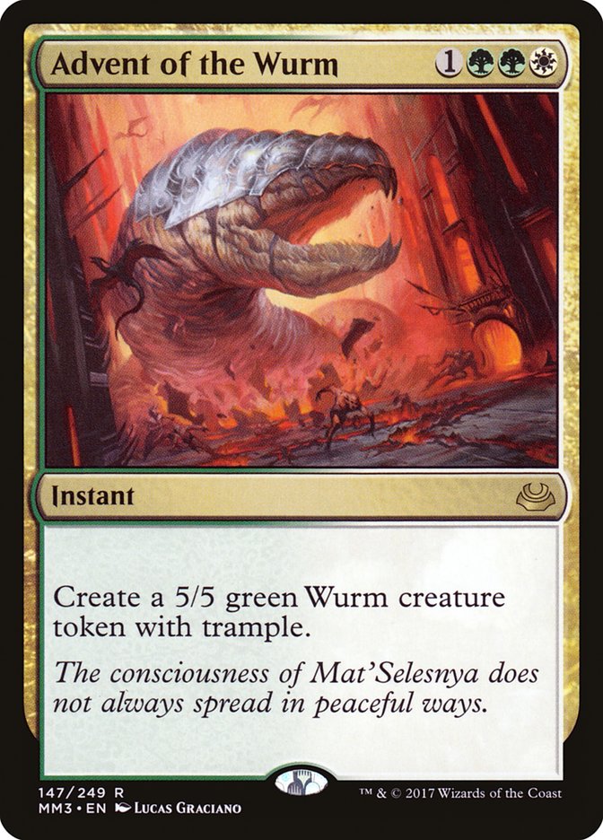 Advent of the Wurm 147/249 (Modern Masters 2017)  | Chromatic Games