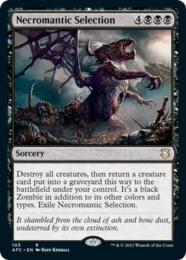 Necromantic Selection 103 (Commander: Adventures in the Forgotten Realms)  | Chromatic Games